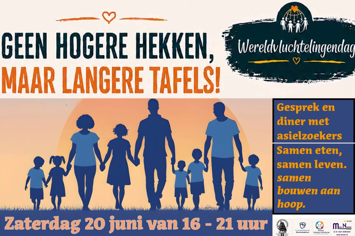 Silhouet van groep mensen op de vlucht